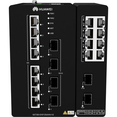 Huawei S5735I-S16T2S4XN-V2 Switch: 10G Uplink, Quản lý đám mây và bảo mật cao cho mạng doanh nghiệp