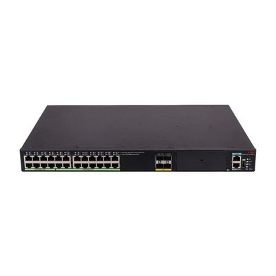36-Port Gigabit PoE+ Switch For Harsh Environments - DIN Rail Mount