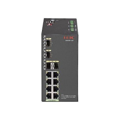 Industrial-Grade PoE+ Switch With 12 Ports & Fiber Uplink - H3C LS-IE4300-12P-H1