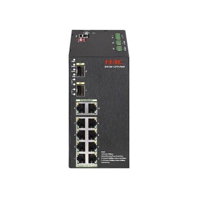 H3C Industrial PoE+ Switch 12 Ports with ERPS Ring