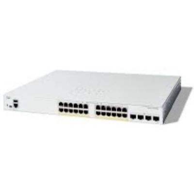 Cisco C1200-24P-4X Switch : 24-Port PoE+ , 10G Uplinks , Secure Stackable Switch