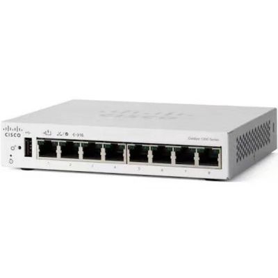 Fanless Cisco 8 Port Poe Switch C1200-8T-D Layer 2 And Layer 3 Switch