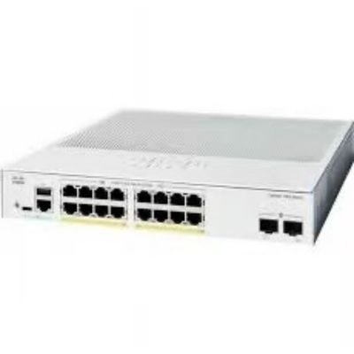 Powerful PoE Cisco Switch C1300-16FP-2G 480Gbps 24 Port PoE+ Switch