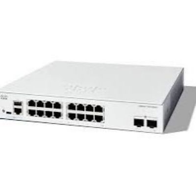 C1300-16P-4X Cisco Switch 16 Port PoE+ 4x SFP Uplinks Managed Gigabit Switch