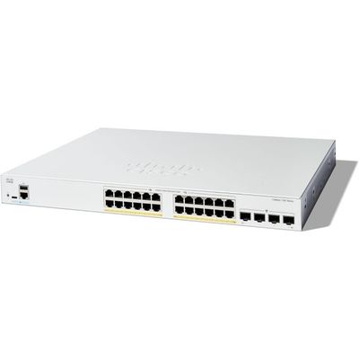 Cisco Switch C1300-24FP-4X: 24-Port Gigabit PoE+ con 4x SFP & StackWise-80 per reti aziendali