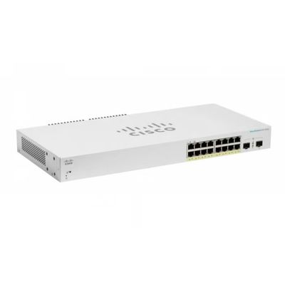 16-Port Gigabit Cisco Switch With 2 SFP Ports & Easy Web Management – CBS220 Series
