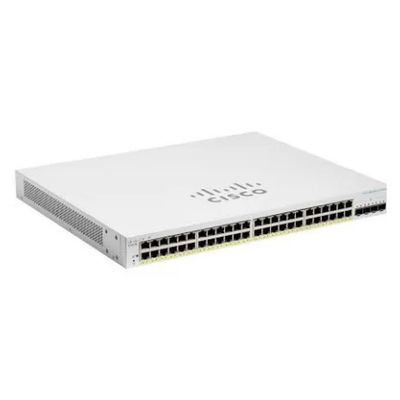 48 Port CBS220-48T-4G 68Gbps Cisco Network Switch 4 SFP Uplinks