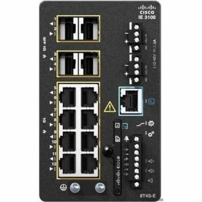 Cisco IE-3100-8T4S-E Switch : Industrial-Grade , 8+4 Port Gigabit , Rugged & Secure