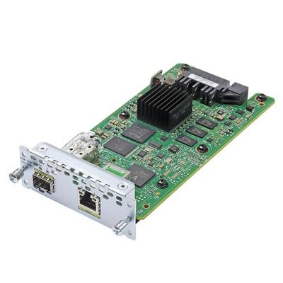 Cisco Module NIM-1GE-CU-SFP= : Hot-Swappable SFP , Gigabit Ethernet & ISR Router Compatibility