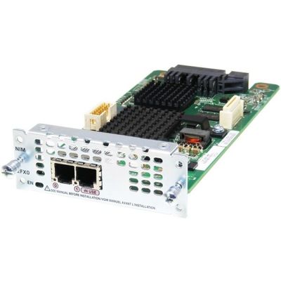 2FXO Ports For PSTN Backup & VoIP Integration Cisco NIM-2FXO Module