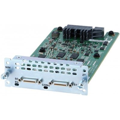 Модуль Cisco NIM-2T: двойные серийные порты для устаревшей WAN, надежный и экономичный модуль Cisco