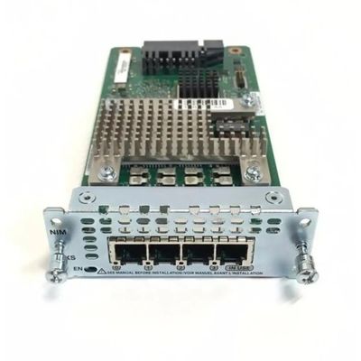 Cisco NIM-4E/M= Modulo: 4-Port Gigabit Fiber, Espansione flessibile per ISR 4000 Router Cisco Modulo