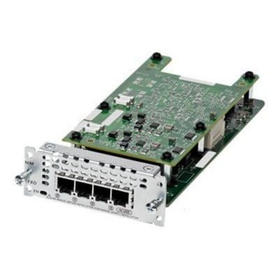 Cisco NIM-4FXO= Module : Ports 4FXO pour la connectivité PSTN et l'intégration VoIP