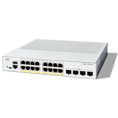 16 Gigabit PoE + cổng, 10G SFP +, Stackable Cisco Switch cho SMB Networking
