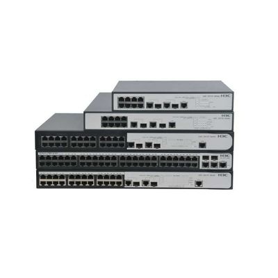 H3C LS-S3110-10TP-1 Switch : 10-Port Gigabit , VLAN/QoS & Silent Fanless Design