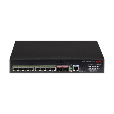 H3C FS5100-8P2RS-EI Switch: 8-Port Gigabit, Layer 2 beheerd, veilig en betrouwbaar