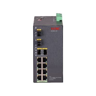 Industrial-Grade PoE+ Switch With 12 Ports & Rapid Ring Protocol H3C LS-IE4300-12P-BS-AC