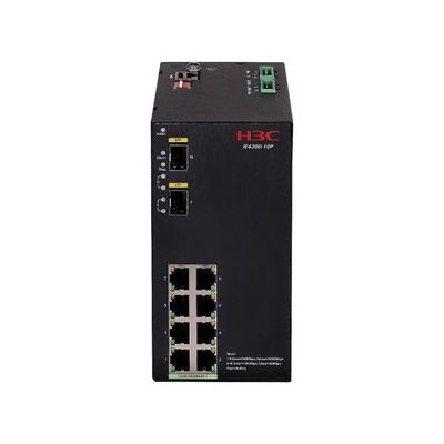 Industrial-Grade PoE+ Switch With Dual Power & Gigabit Uplink H3C LS-IE4300-10P-AC