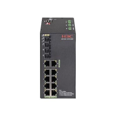 H3C LS-IE4100 Industrial PoE+ Switch 12-Port Gigabit with Wide Temp Range