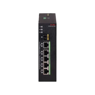 سوئیچ PoE+ صنعتی با 6 پورت 30 وات و محدوده دمایی وسیع - H3C LS-IE4300U